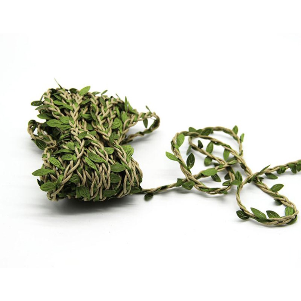 3 Pack Simulation Grape Leaves Rattan Vines Aritificial Leaf Decor