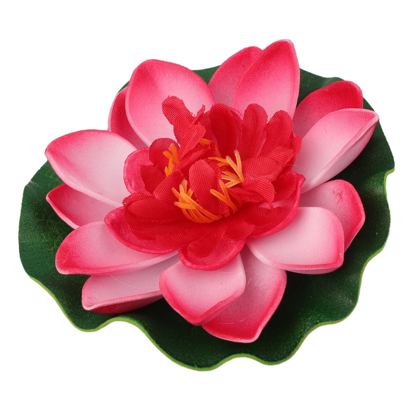 5X Artificial Lotus Water Lily Floating Flower Pond Fish Tank Plant Garden Decor