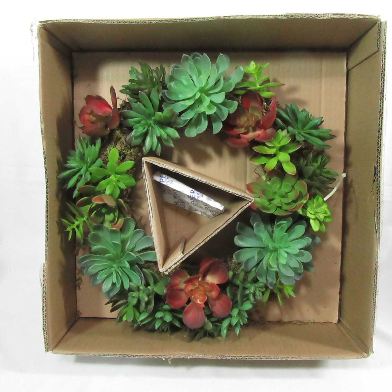 Pottery Barn Garden Succulent Floral Williams-Sonoma 16″ Artificial Wreath