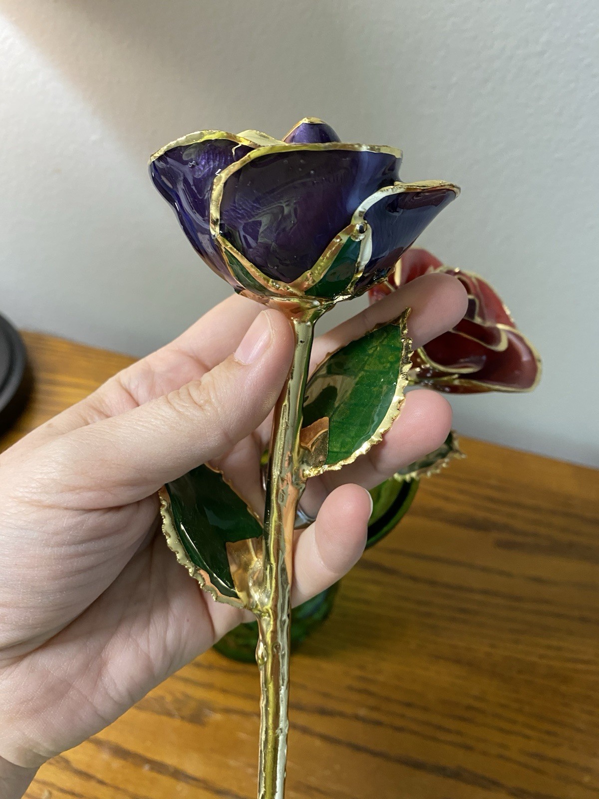 Purple Forever Rose 24k Gold Dipped-Elegant Rose (Rare Color)