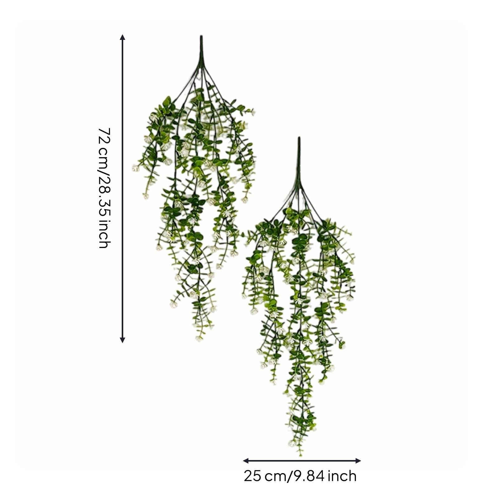 Hanging Flower Trailing Greenery Realistic Appearance Artificial Eucalyptus