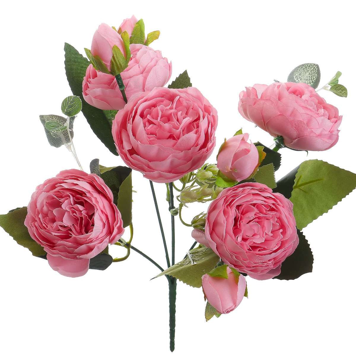 1-4 Bundles Large Peony Fake Artificial Flowers Bouquet For Wedding Home Decor