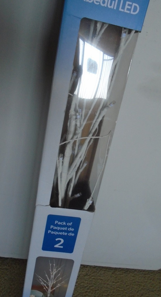Evergreen LED Birch Branch Pack of 2 (battery operate)