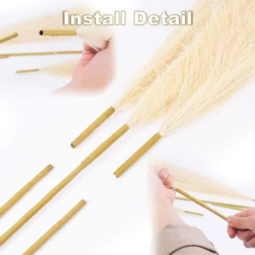 Tall 71 Inch Faux Grass Decor – Fluffy Silk Wedding Filler
