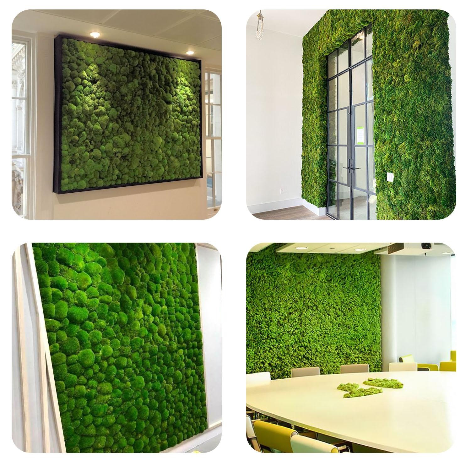 Artificial Green Moss, Eternal Life DIY Grass for Home, Garden & Mini Landscape