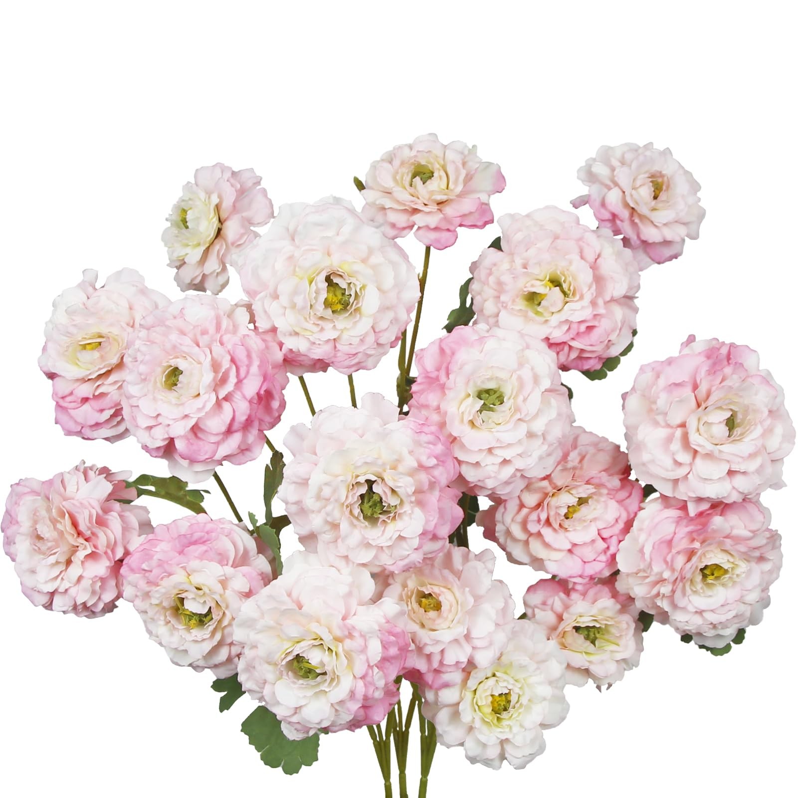 3 Pcs Artificial Flowers Spring Summer Silk Zinnia Flowers with Stems Zinnia …