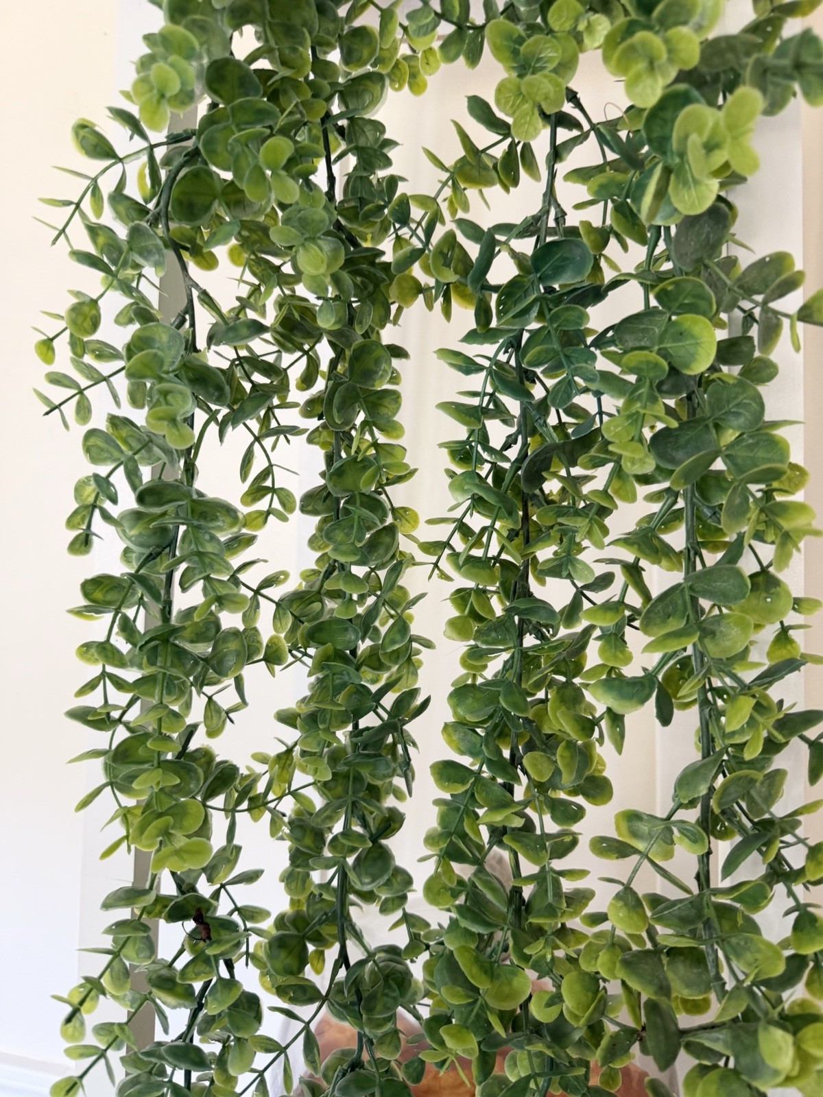 Artificial Green Boxwood Hanging Garland Decor