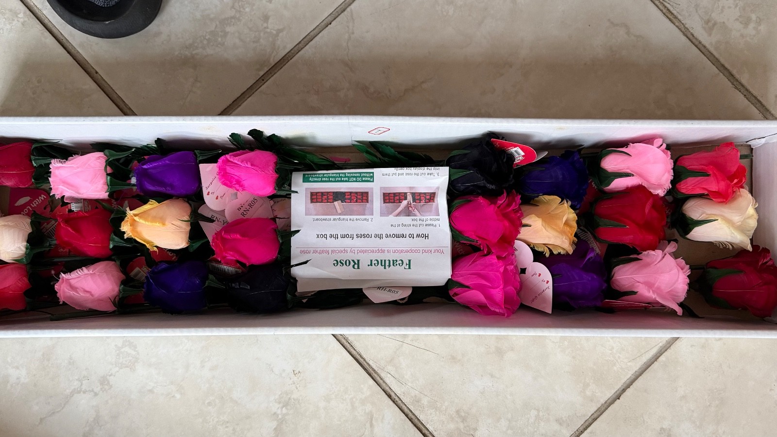 Feather Roses