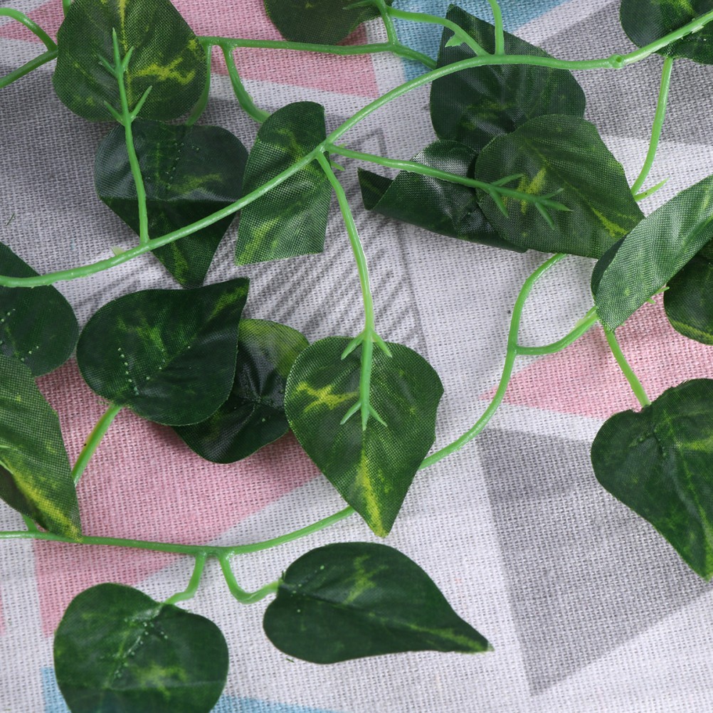Scindapsus Plants Leaf Vines Room Decor Fake Home Decoration