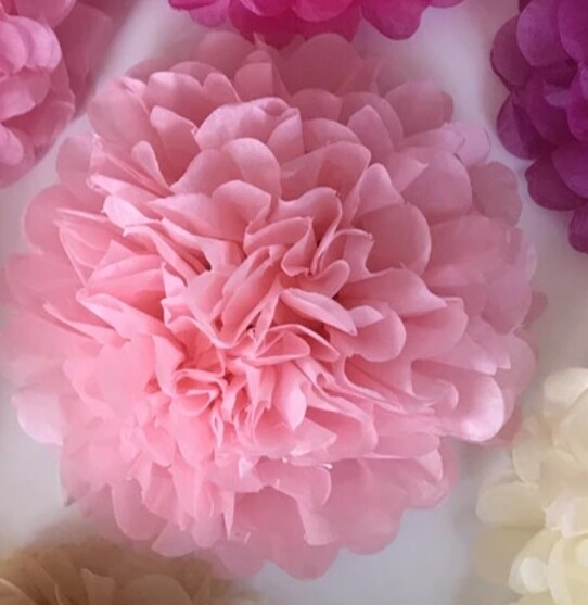 5cm 10cm 15cm 20cm Wedding Decorative Home Decor Tissue Birthday Decoration Flow