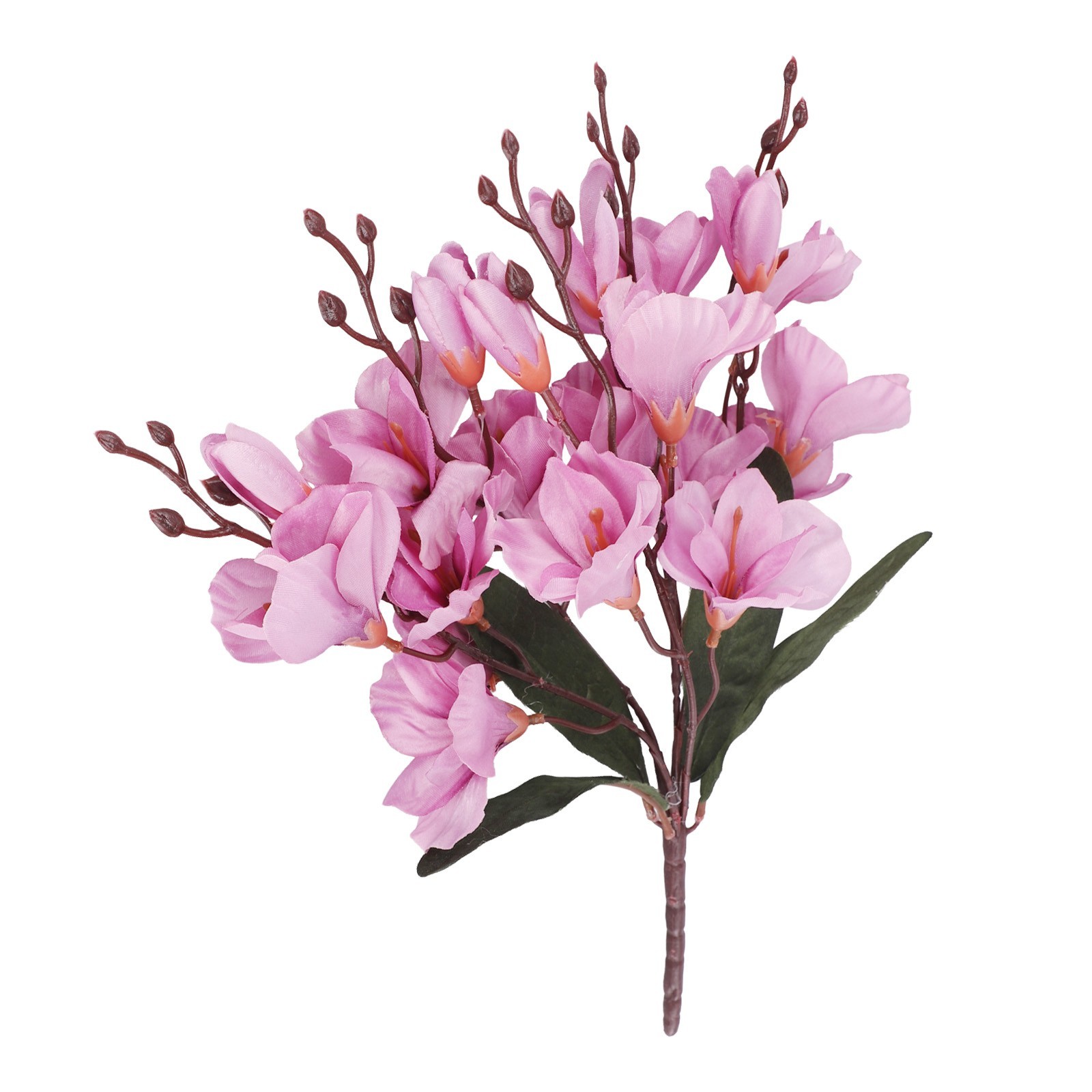 Artificial Magnolia Flower Bouquet 5 Prongs 20 Heads Beauty that Lasts