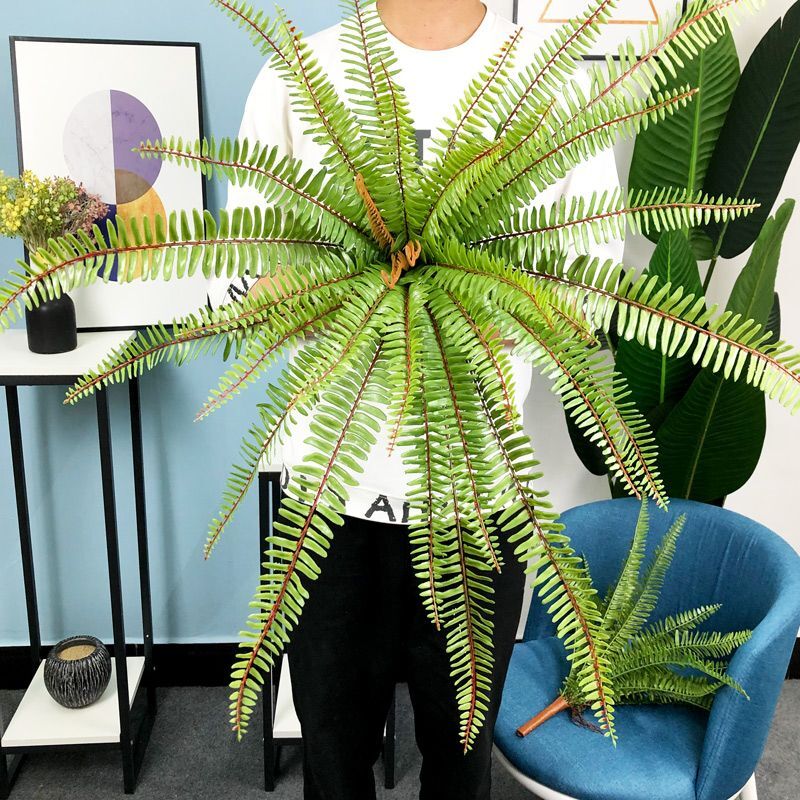 50/65cm Large Artificial Fern Tropical Palm Plant House Porch Patio Indoor Decor