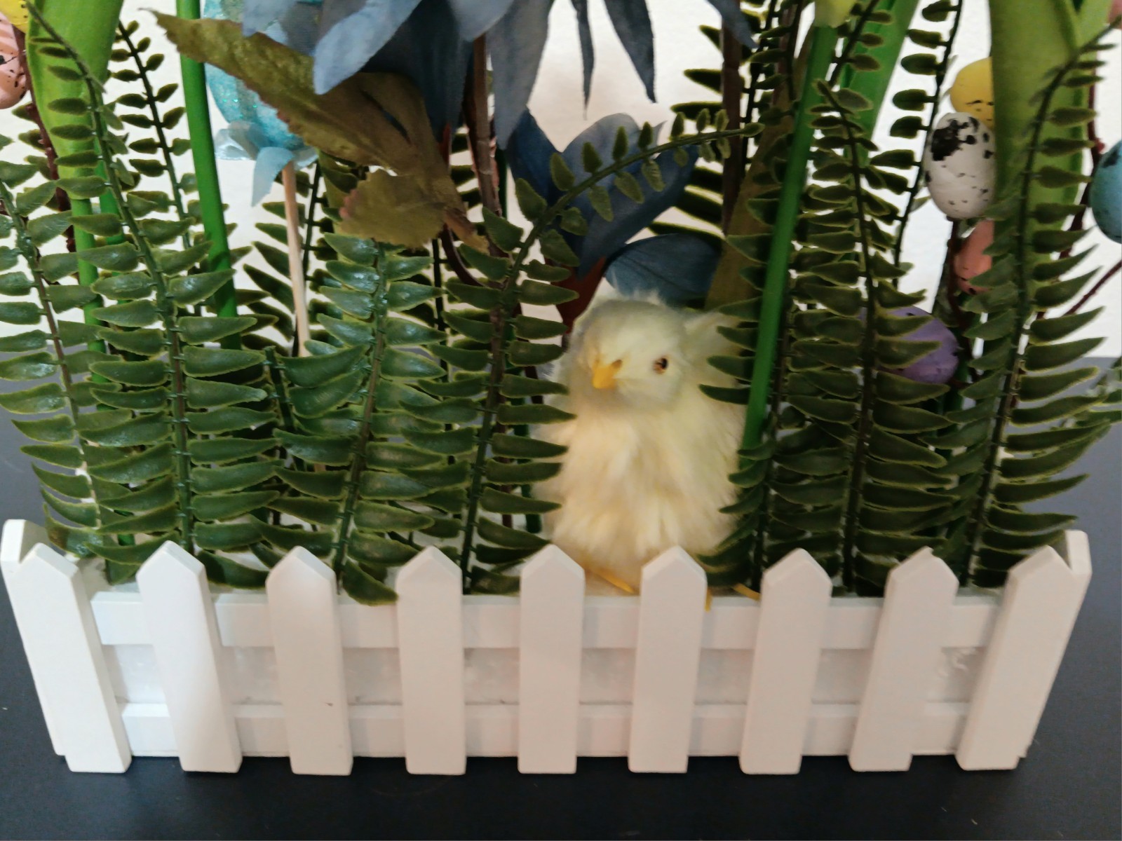 Mother’sDay, Faux Spring Flowers, Lillie’s, Tulips, Irises With Picket Fence