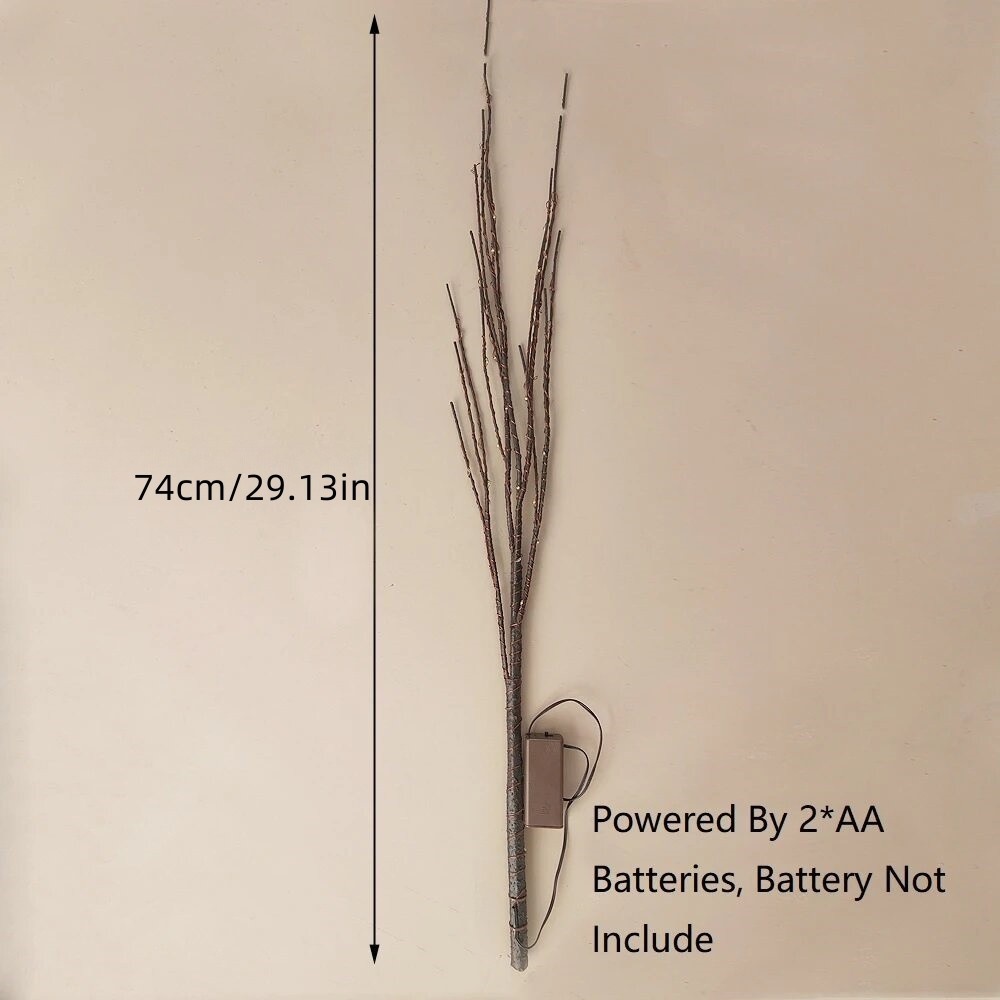 LED Lighted Artificial Decorative Branches (2 pieces)