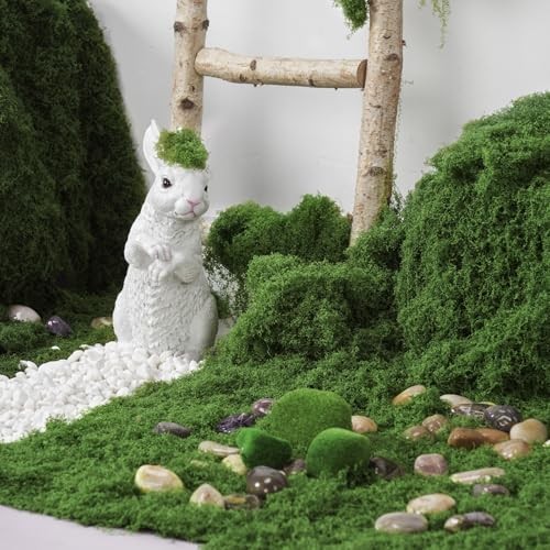 12OZ Artificial Fake Moss for Crafts Plants Indoor with Non 12oz Dark Green