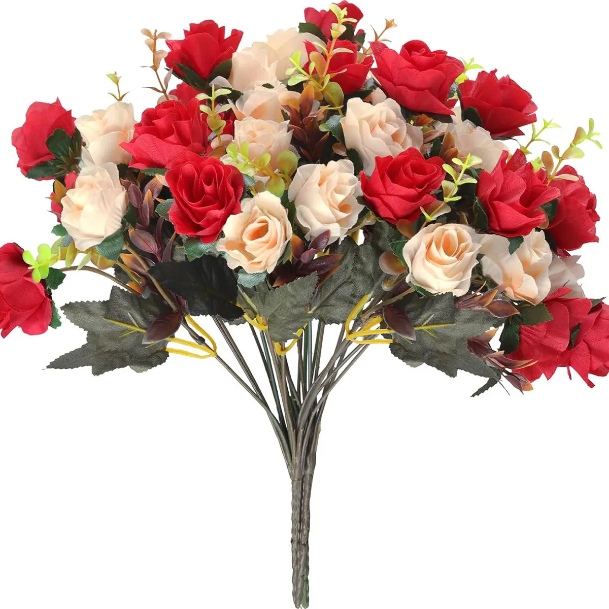 Silk Artificial Rose Flowers Wedding Decoration Bride Bouquet Diy Scrapbooking