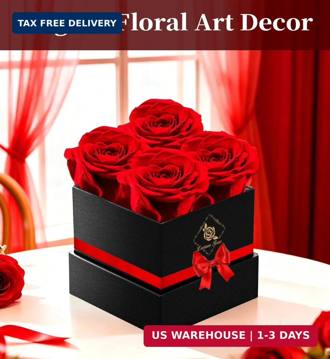 Gifts for Mom Birthday Gifts for Women Preserved Rose Forever Flower Eternal Fre