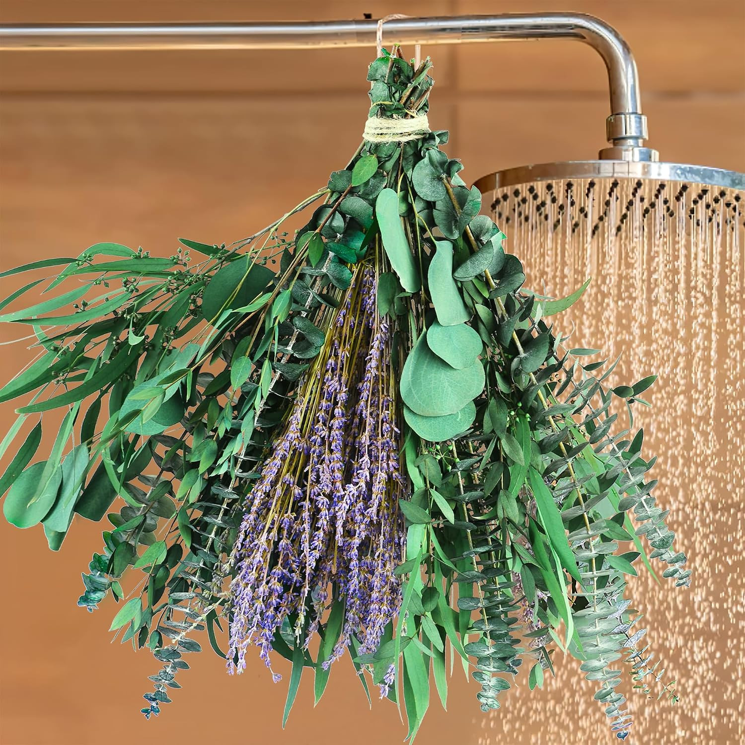 30 Pcs Dried Preserved Eucalyptus Stems Shower Bundle, 9Oz 17″ 100% Natural Fres