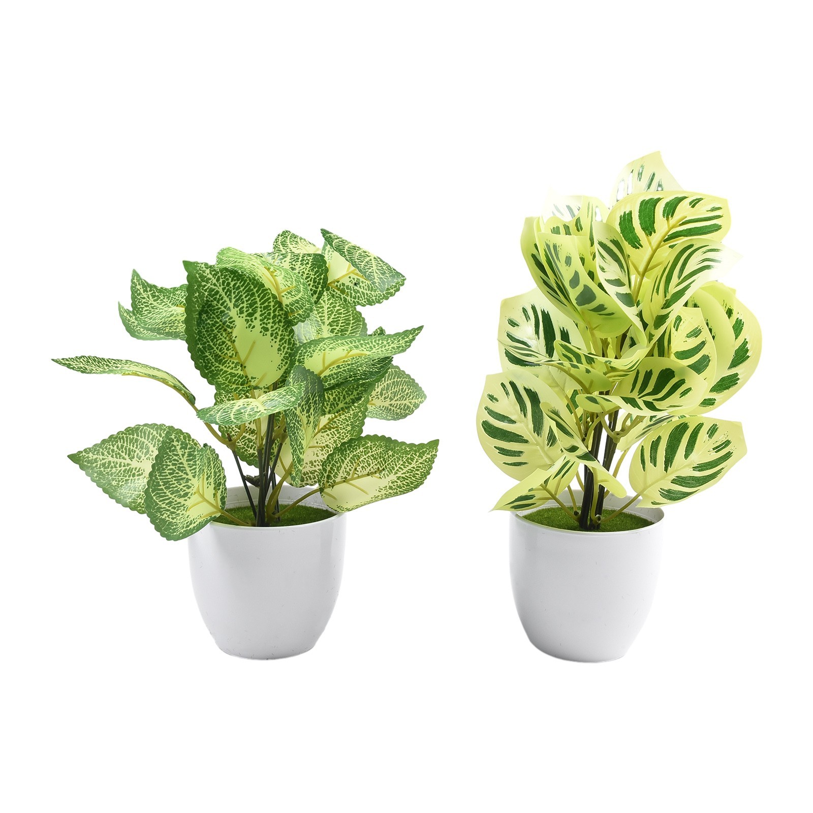 Artificial Flower Foliage Plant With Pot Bonsai Potted Office Home Garden Decor