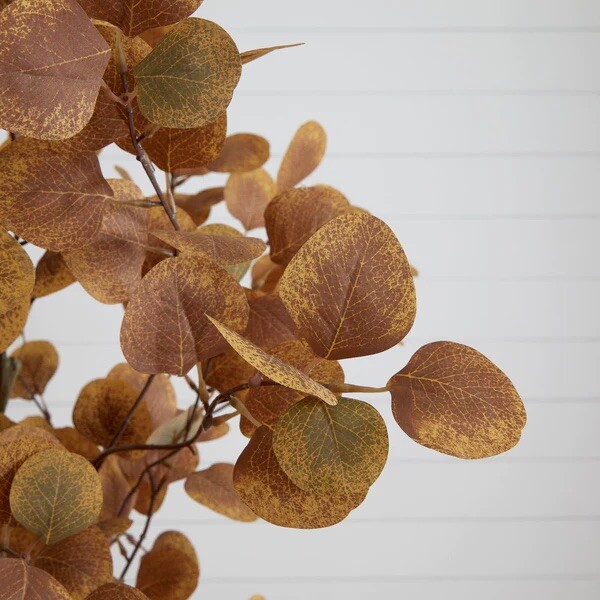 6’ Autumn Eucalyptus Fall Artificial Tree Home Garden Office Decor. Retail $206