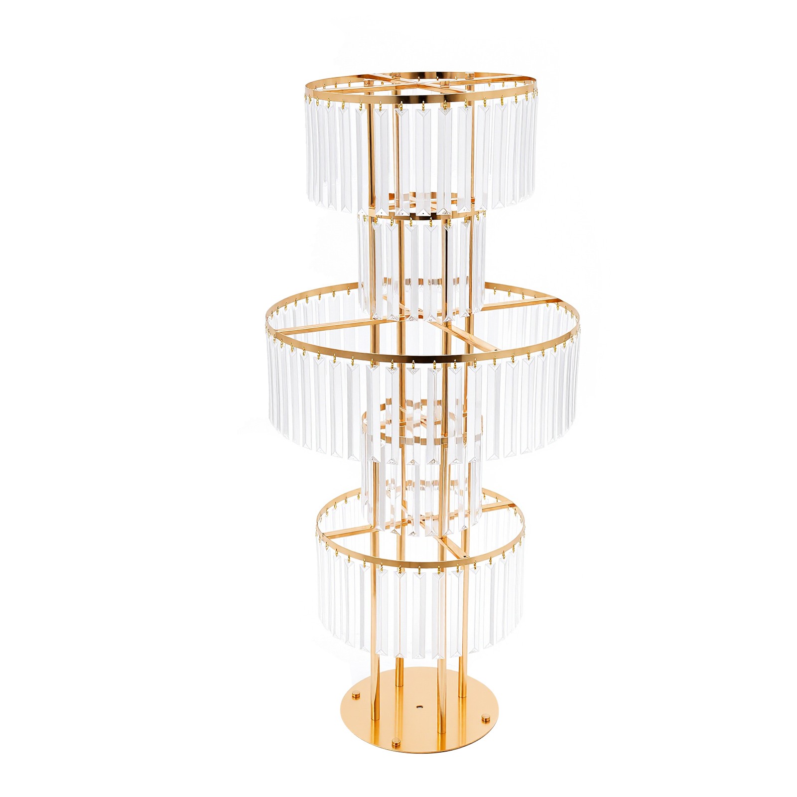 5 Tier 43.3 in Height Flower Stands 2PCS Flower Stands Crystal Flower Stands
