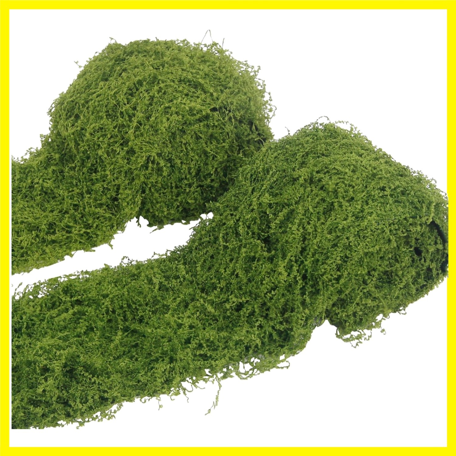 2 Pcs Fake Moss Table Runner Rolls for Decoration 4″ x 47″ Artificial Moss fo…