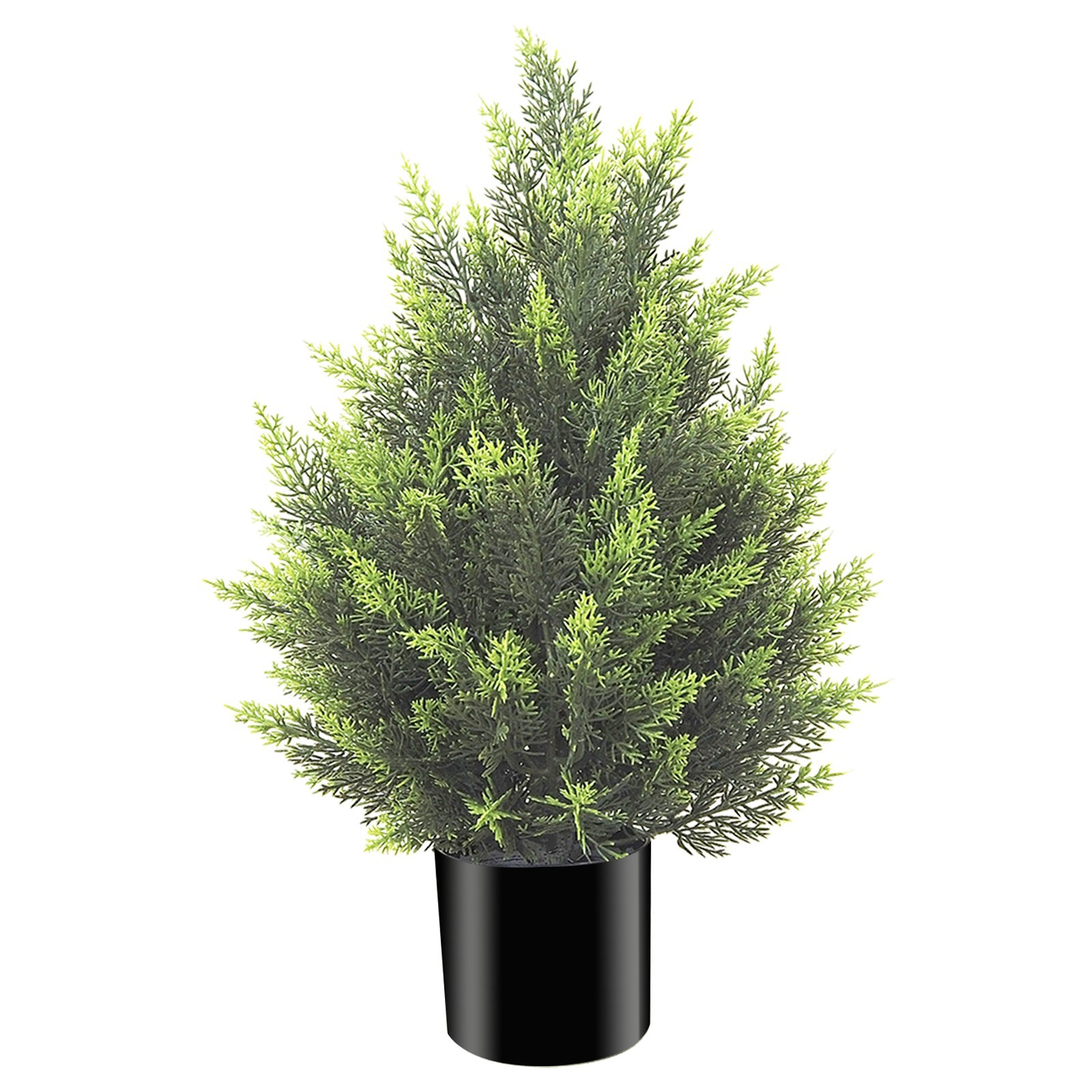 Artificial Topiary Tree Realistic Faux Cedar Pine UV Rated Indoor Outdoor