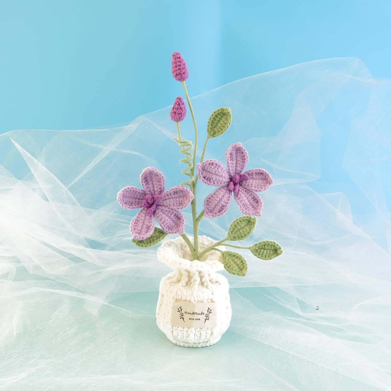 Hand-Woven Lotus Flowers Gifts for Family and Friends Home Office Ornaments