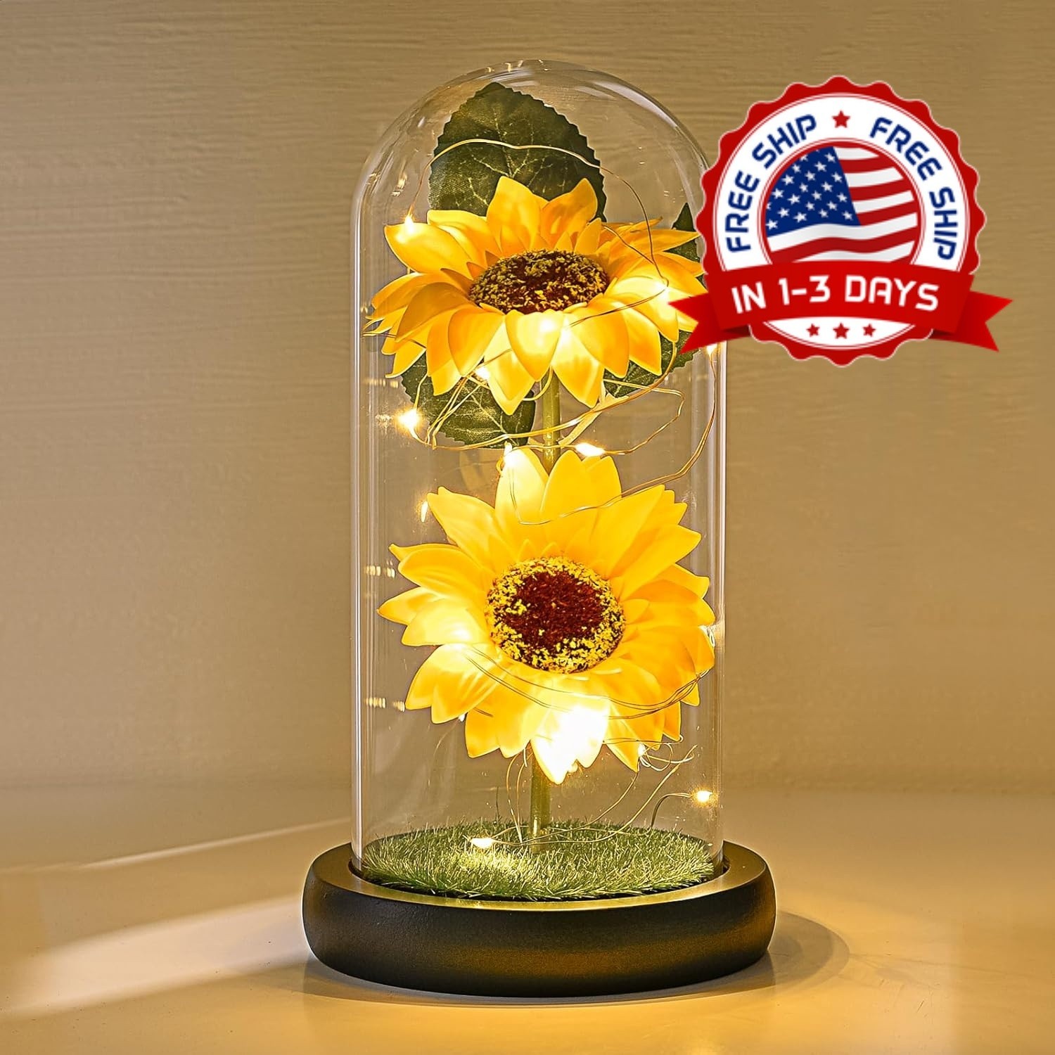 Regalos de girasoles para mujeres, flores artificiales de girasoles NUEVO