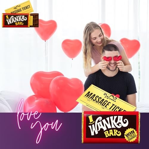 Gifts for Him, Romance Love Gift For Him Valentines Romance Gold Ticket For Him