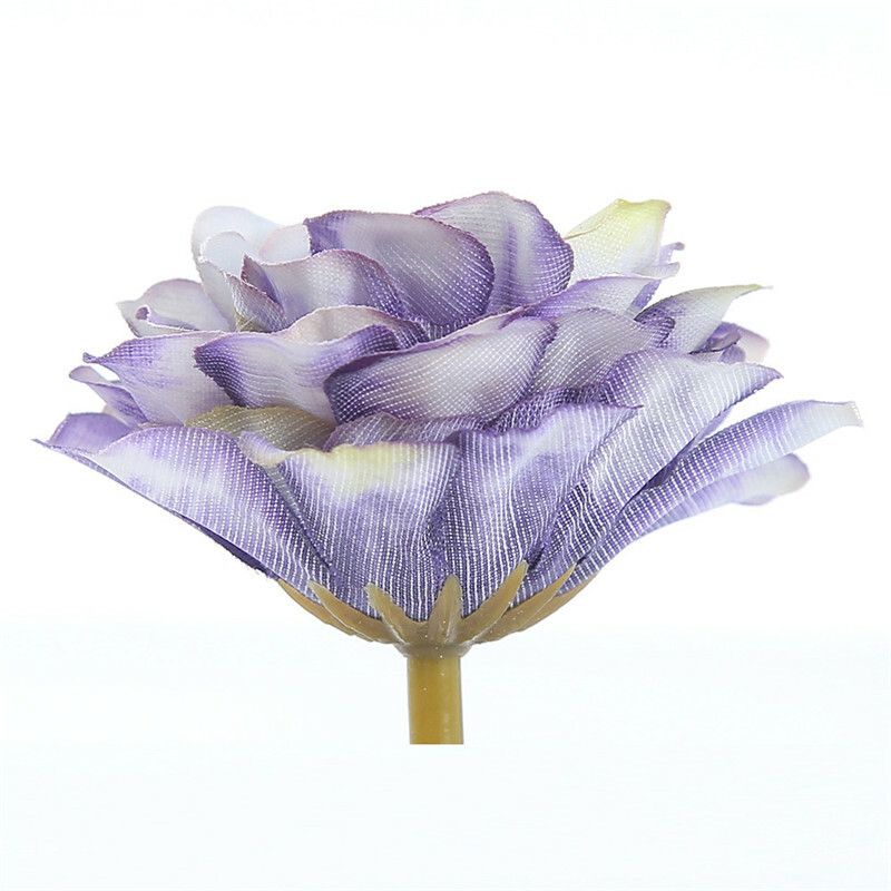 Rose Heads Bulk 10Pcs Party Artificial Wedding Flower Silk Decor Craft