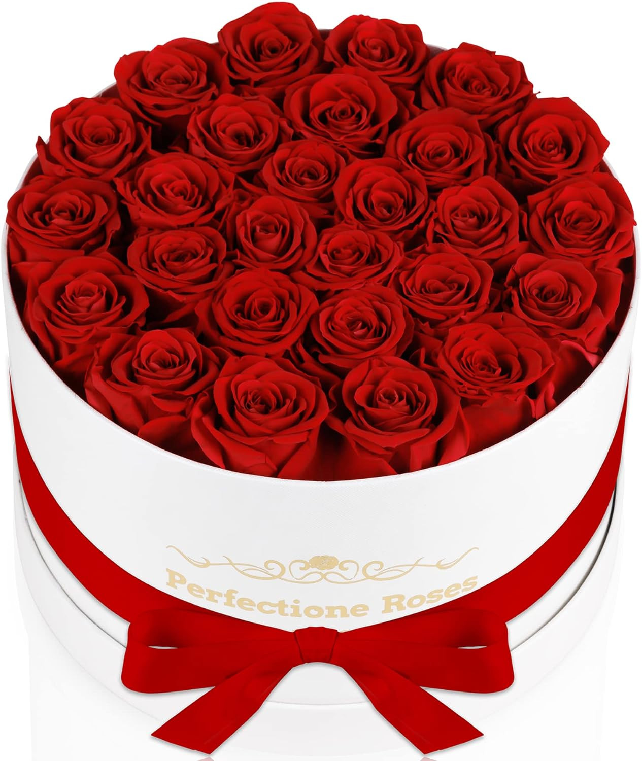 Perfectione Roses 27 Roses in a Box, Mothers Day Rose, Preserved Flowers for Her