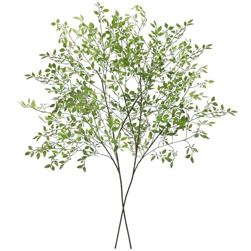 Artificial PlantsPCS 43.3 Inch Green Nandina Tall Plants for Wedding Shop 2