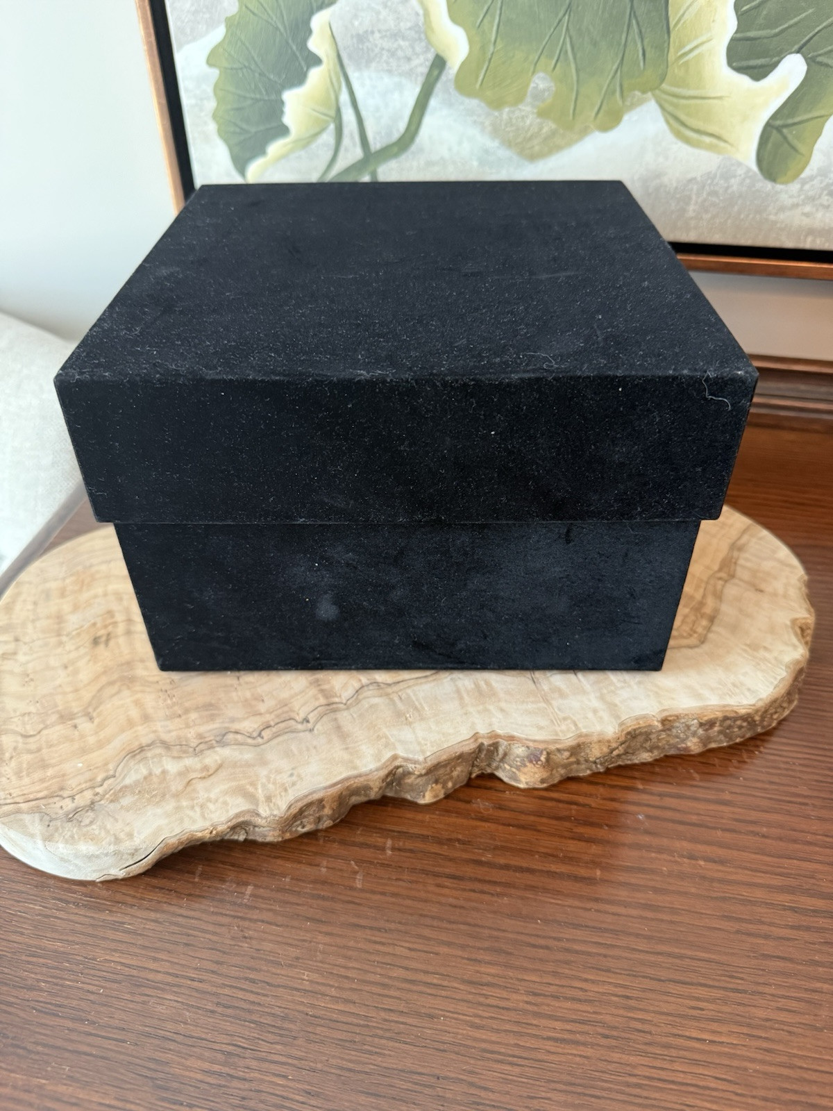 Rose Forever New York Real Preserved 16 White Roses Rose Black Velvet Square Box
