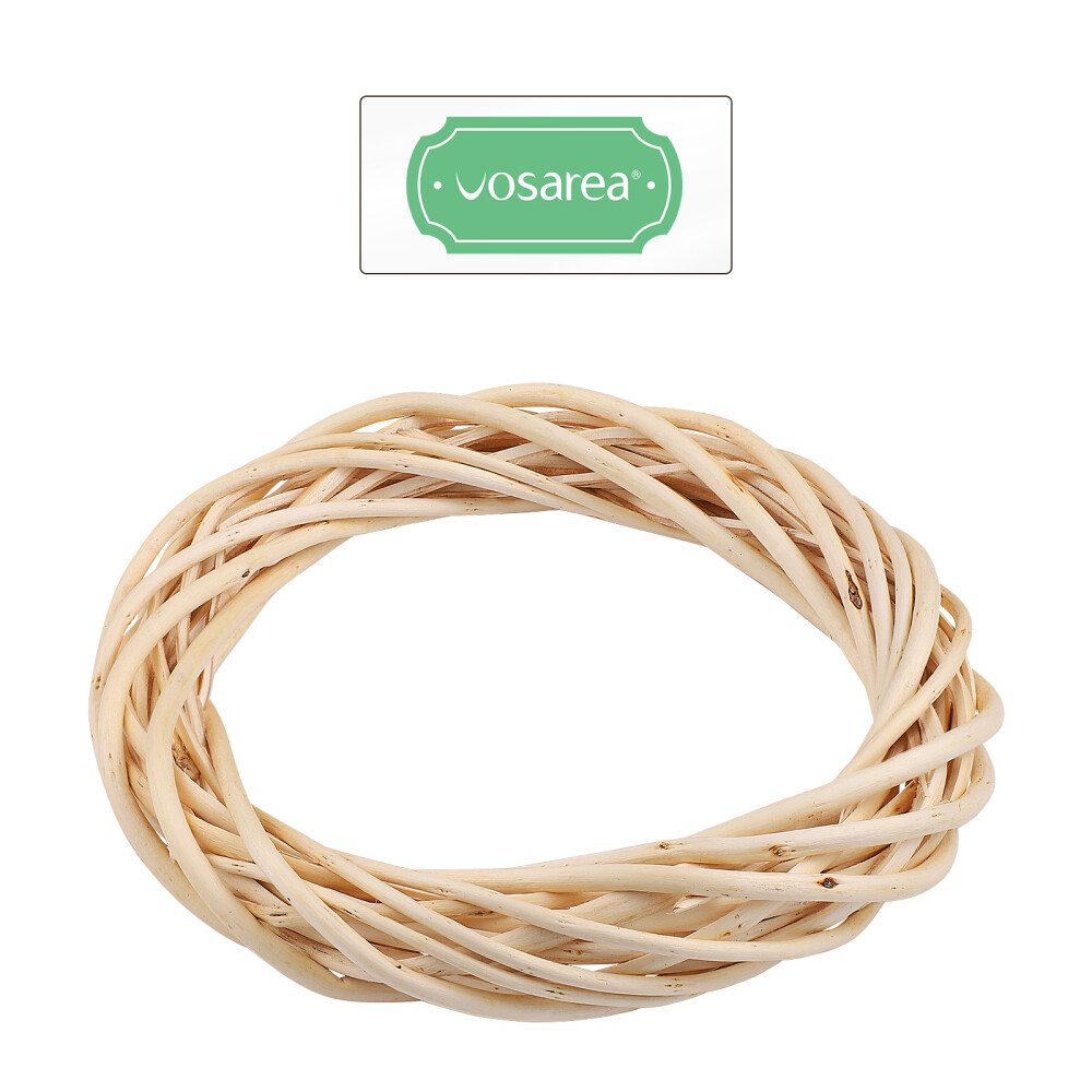 Crafts Rattan Wreath Circular Garland Christmas Decoration for Party Banquet