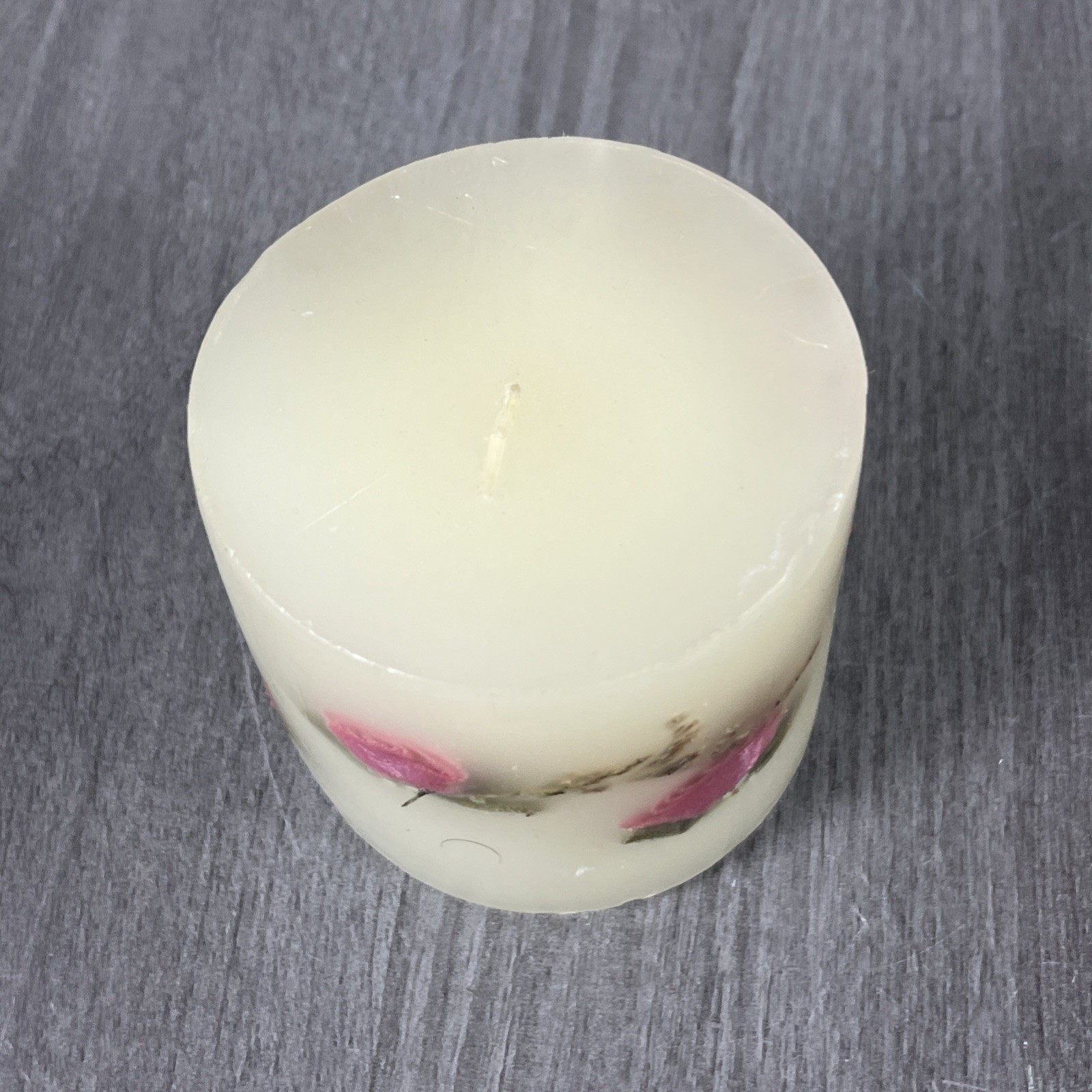 Handmade Candle with Dried Flowers Free Standing Home Decor Gift Idea