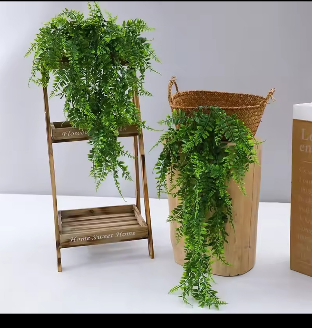 90cm Artificial Plant Vine Home Decoration Hanging Plastic Leaf Grass Garland…