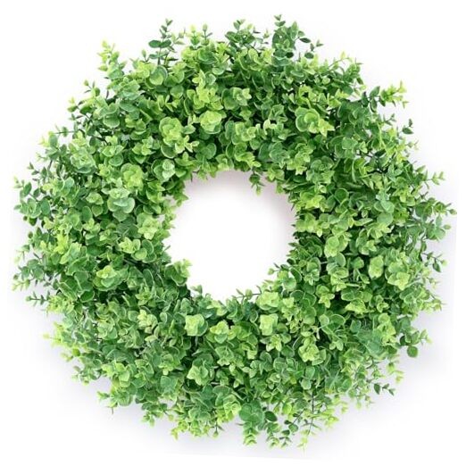 26″ Boxwood Wreath for Front Door, Porch, Window – Large Artificial Boxwood