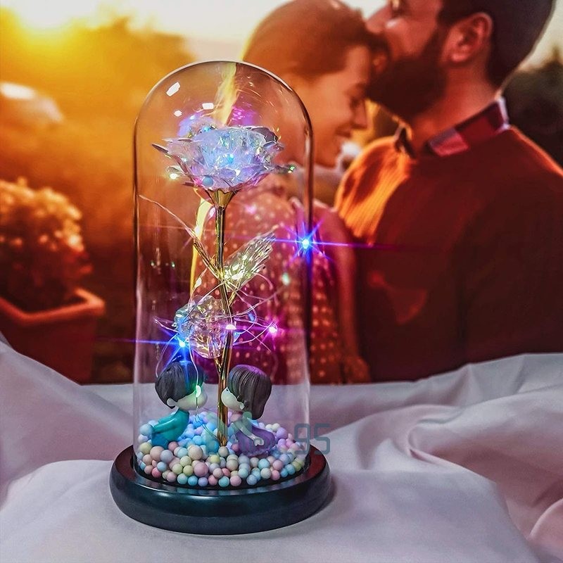 Christmas Rose Gift for Her Women Girlfriend Wife Valentines Birthday Presents