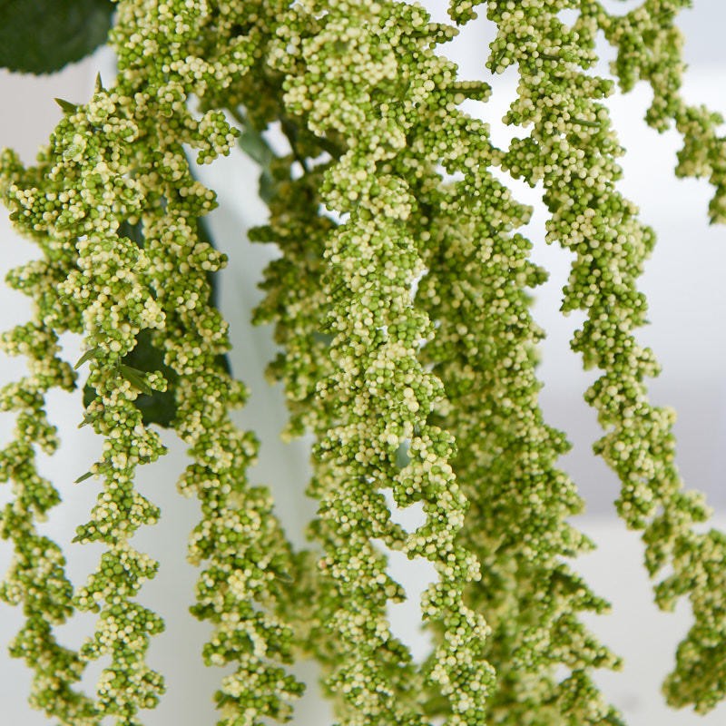 Factory Direct Craft Artificial Green Hanging Berry Cluster Bush