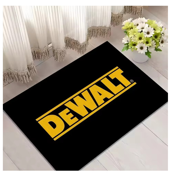 D-DeWalt Cool Logo Small Carpet for House Bedroom Decoration Kitchen