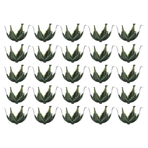 50Pcs Simulated Flower Holders for DIY Soap Rose Flowers 1.77 Inch Artificial