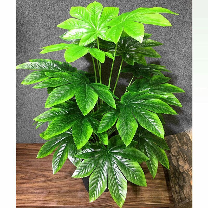 75cm 18 Leaves Artificial Tropical Plant Shrub Interior Hotel Home Garden Decor