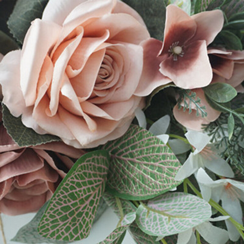 30in Wedding Arch Flowers Artificial Rose Swag for Lintel Decor Party Ornament