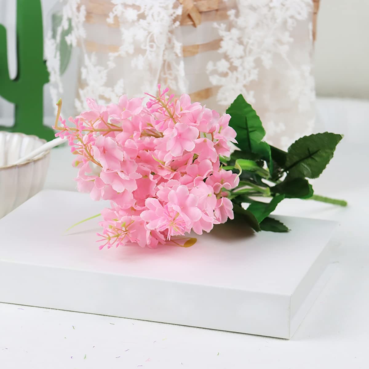 13.78 inch Artificial Hyacinth Flower Bouquet, Silk Hyacinth Flowers Fake Flo…