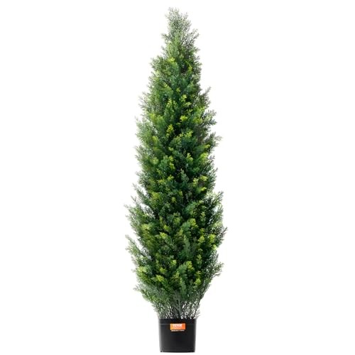 VEVOR Artificial Topiary Cedar Tree 60 Inch 2 Pieces