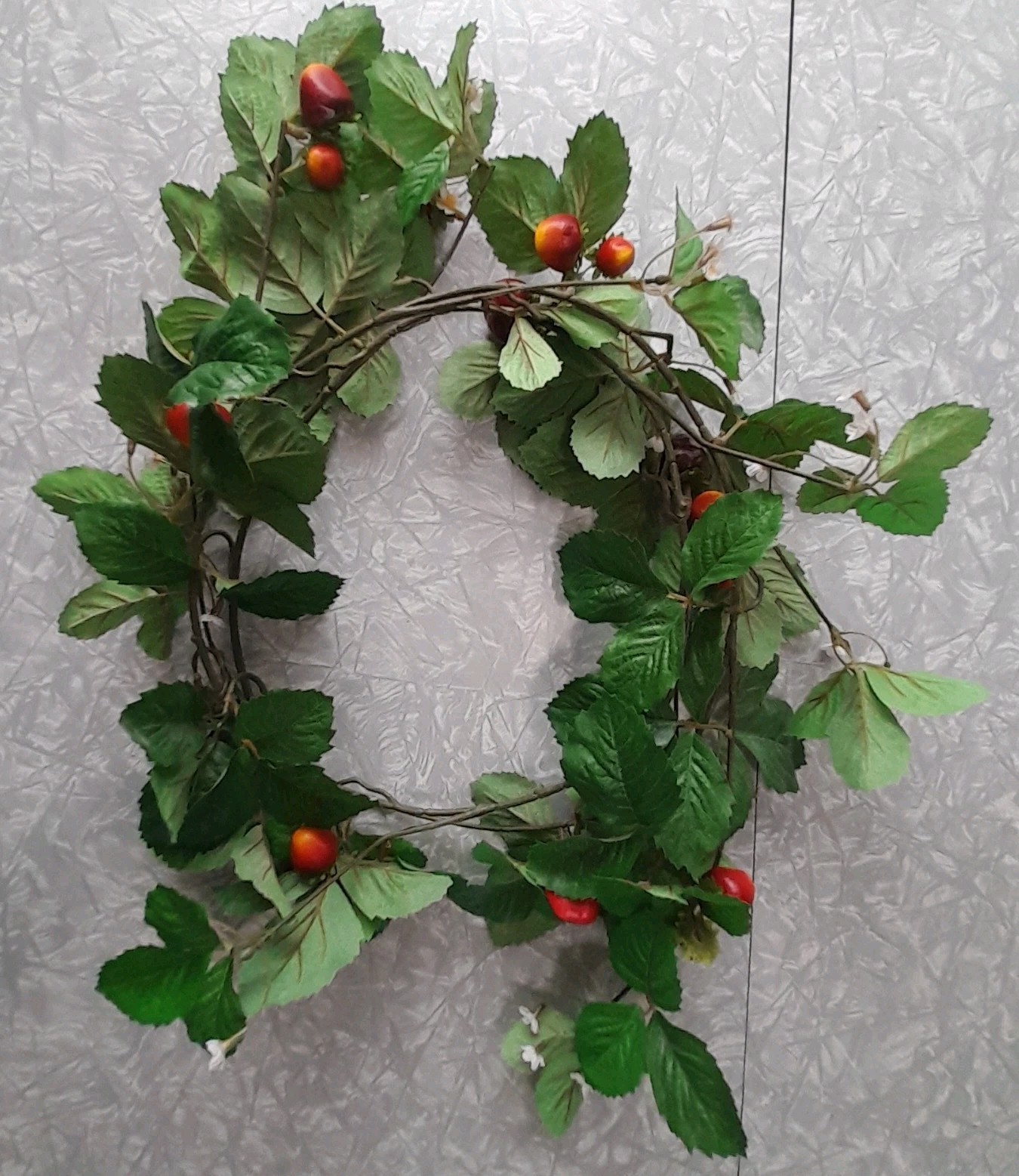 Artificial Strawberry Flower Plant Vine Strawberry White Flowers Garland 6ft