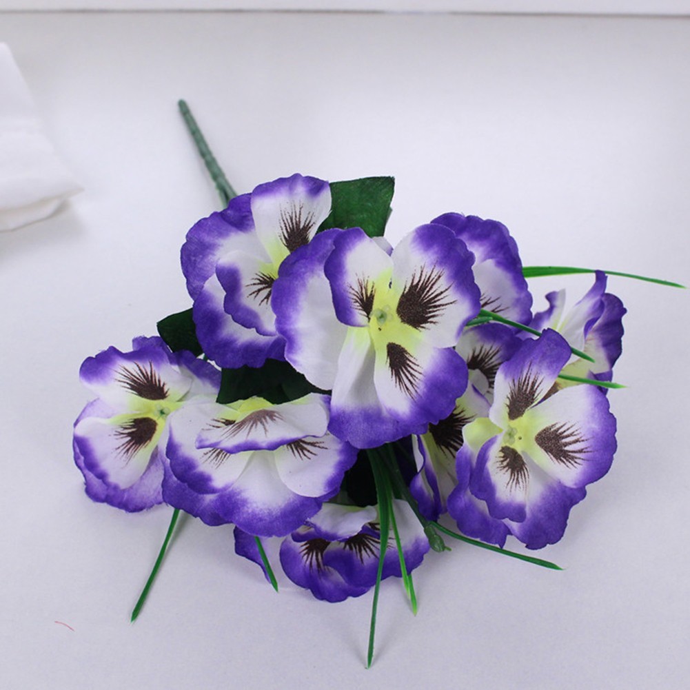 Artificial Pansy Flowers with Bright Colors for Beautiful Arrangements