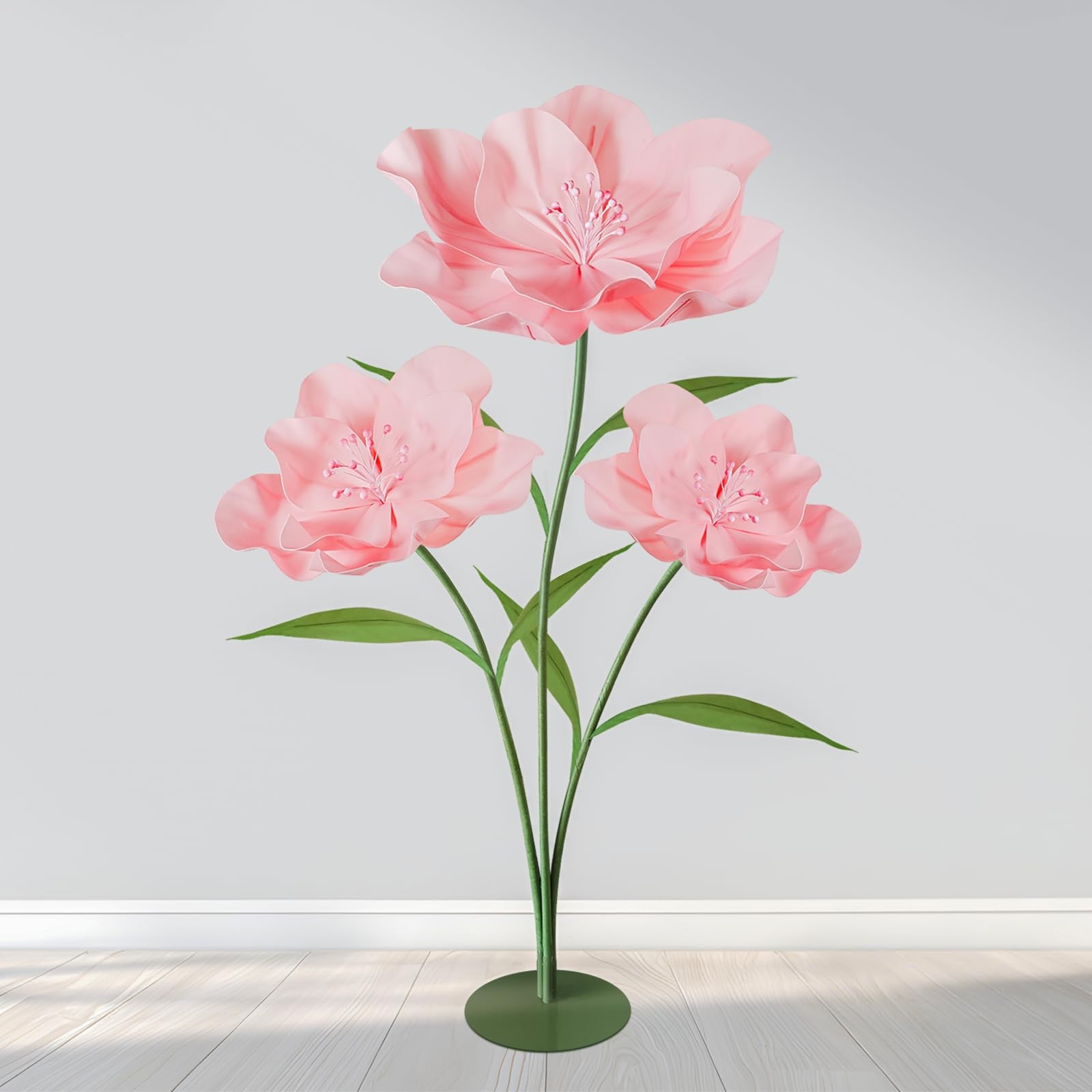 Hecaty Giant Artificial Flowers for Decoration, 5.6 Ft Waterproof EVA Large F…