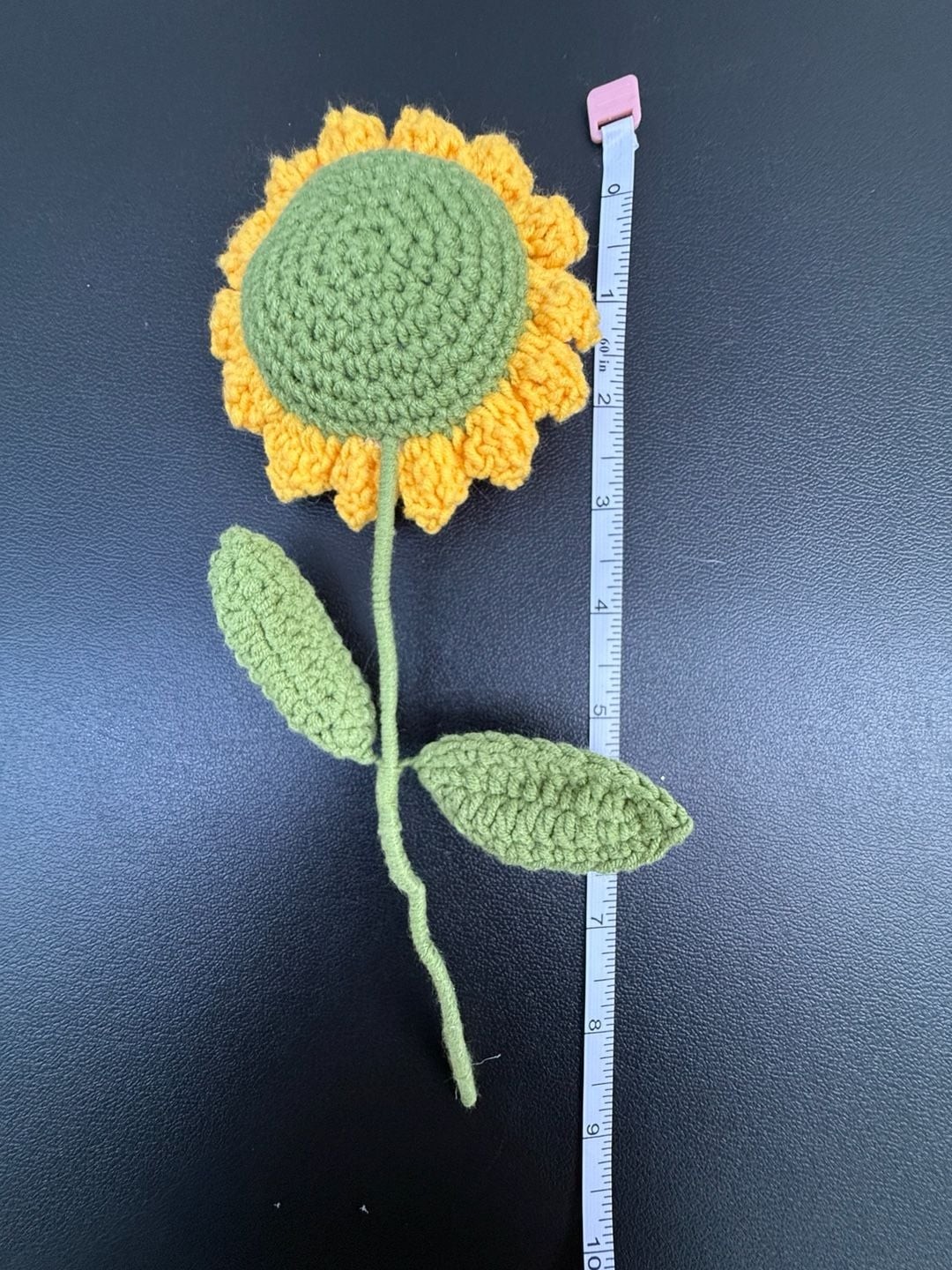 Handmade Crochet Sunflower Decorative Flower
